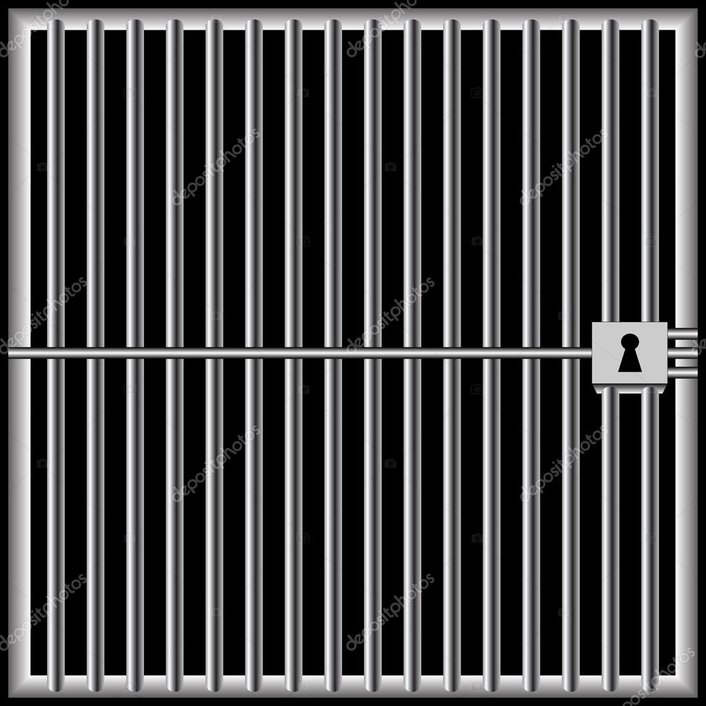 Prison bars black Stock Vector Image by ©milagli #19542231