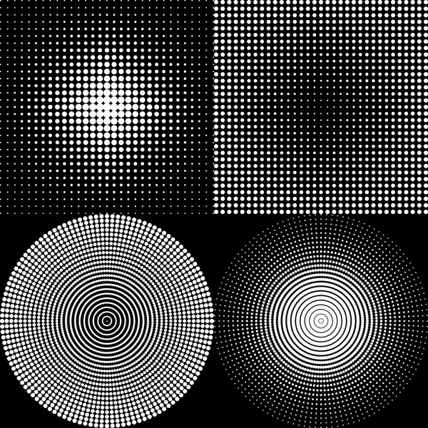 Dot Pattern black — Stock Vector