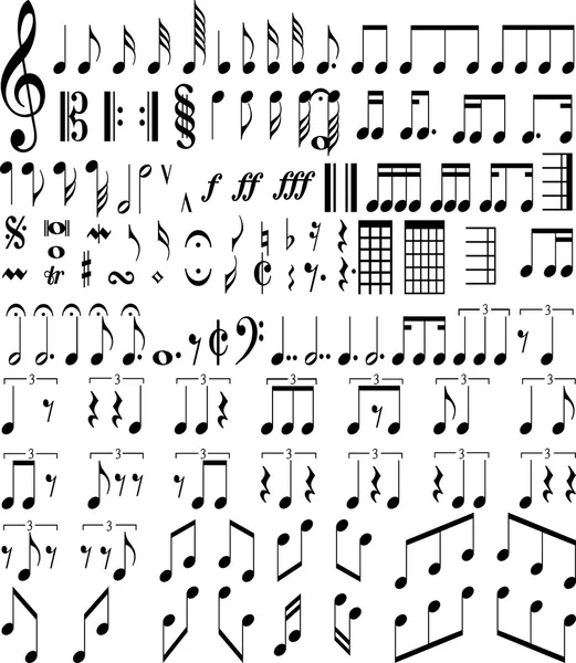 Music symbols — Stock Photo, Image