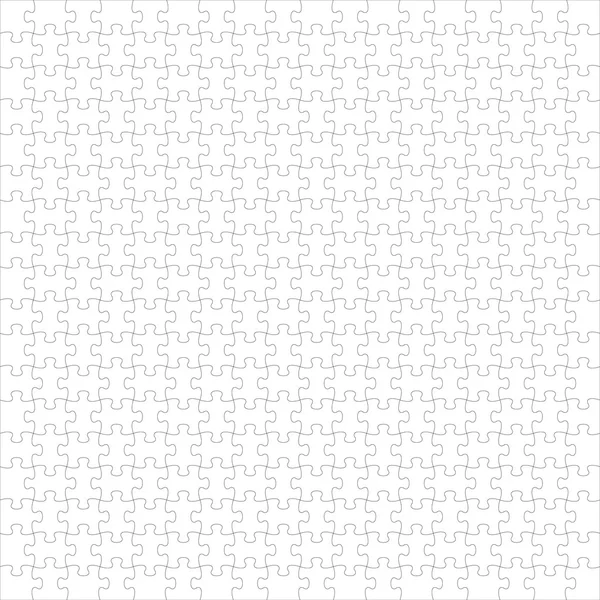 Puzzle blanco — Vector de stock