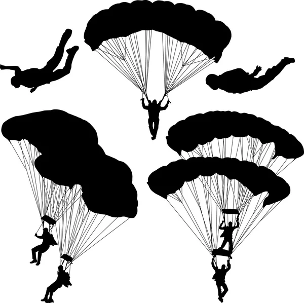 Paratrooper — Stock Vector