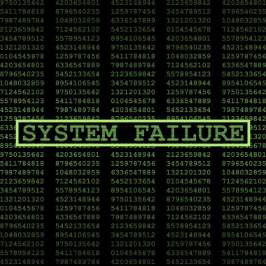 System failure clipart