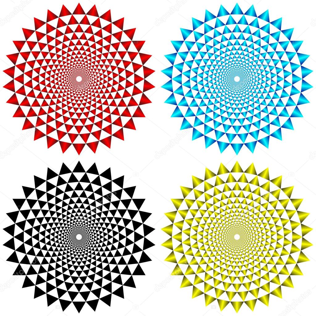 Four Concentric Circular Patterns