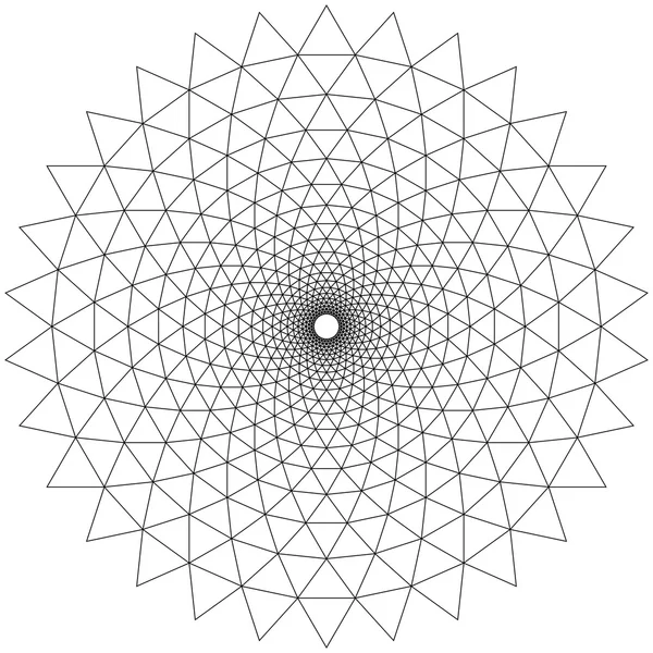 Patrones circulares concéntricos Blanco — Archivo Imágenes Vectoriales