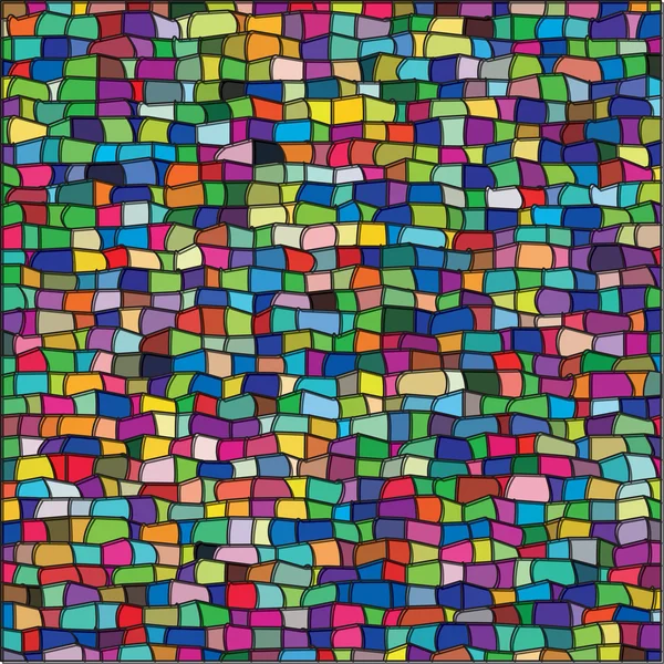 Fond de différentes couleurs et formes avec ombre — Image vectorielle