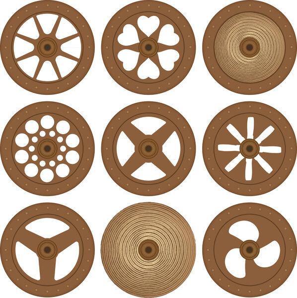 Деревянные колеса
