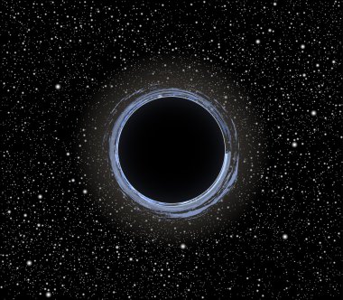 Black hole vector clipart
