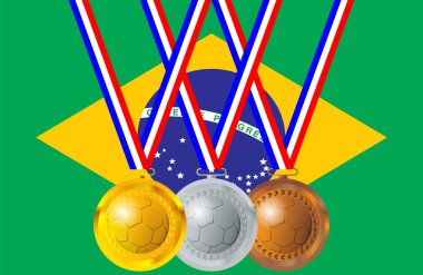 Futbol madalya, Brezilya