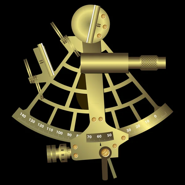 Sextant Negro Gráficos Vectoriales