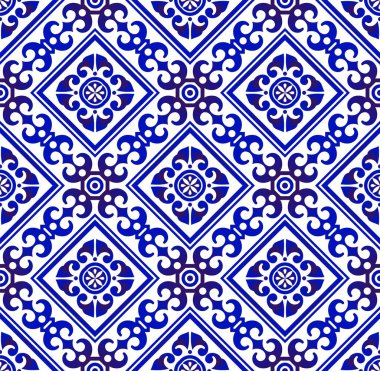 Porselen desen, seramik dikişsiz, mavi ve beyaz modern arkaplan tasarım, çinçin, çömlek, toprak, mozaik, doku, çivit, tekstil, batik, Çin duvar kâğıdı, vektör ilülasyonu