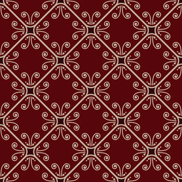 Batik Patroon Naadloos Decoratieve Koninklijke Damast Behang Bloemen Ornament Achtergrond — Stockvector