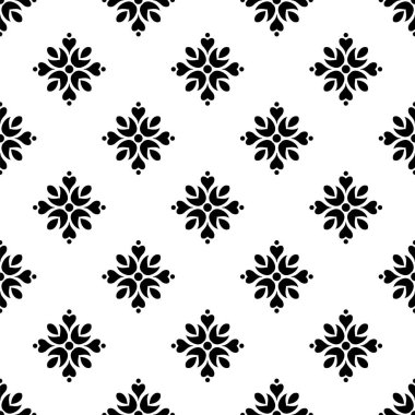 Fayans deseni, klasik damaske duvar kağıdı, dikişsiz çiçek arkaplanı, tasarım zemini, duvar, tekstil, kağıt, seramik, Portekiz süsü, Fas mozaiği, İspanyol sofra takımı için arka ve beyaz doku