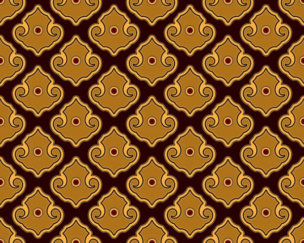 Moderne Batik Muster Bunte Dekorative Damasttapete Paisley Print Elemente Schöne — Stockvektor