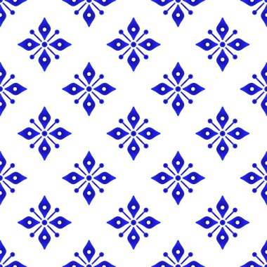 Porselen desen, seramik dikişsiz dekor, tasarım için mavi ve beyaz modern arkaplan, çinçin, çömlek, toprak, mozaik, doku, çivit, tekstil, batik, güzel, Çin duvar kağıdı, vektör