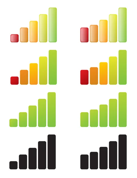 Barres de signalisation — Image vectorielle