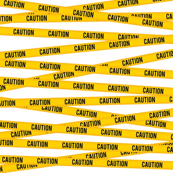 Caution Line — Stock Vector