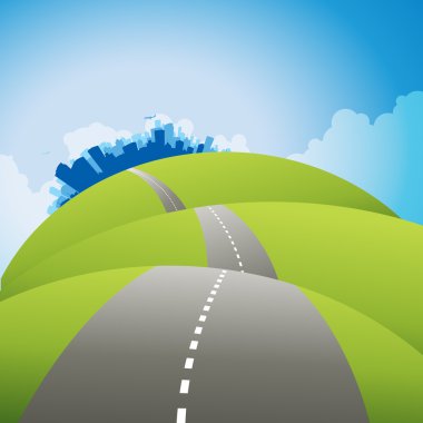Şehre giden yol