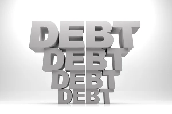 Debt After Debt — Stock Photo, Image