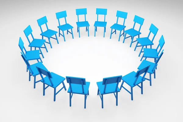 Chairs Circle — Stock Photo, Image