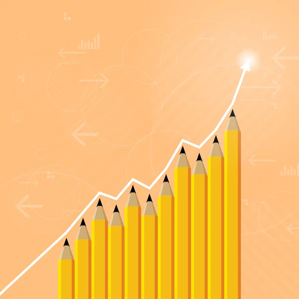 Lápiz gráfico — Archivo Imágenes Vectoriales