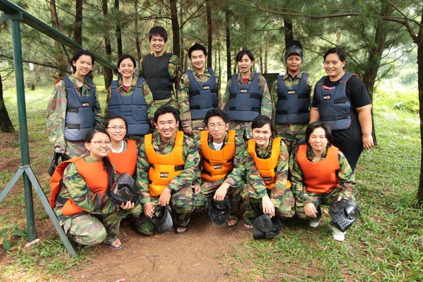 Paintball Players — Stock Photo, Image