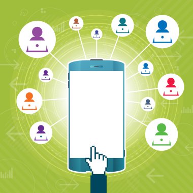 Mobile Smartphone Contact Connection