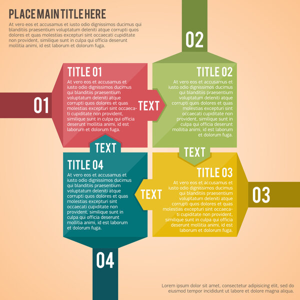 Four Square Banner Background