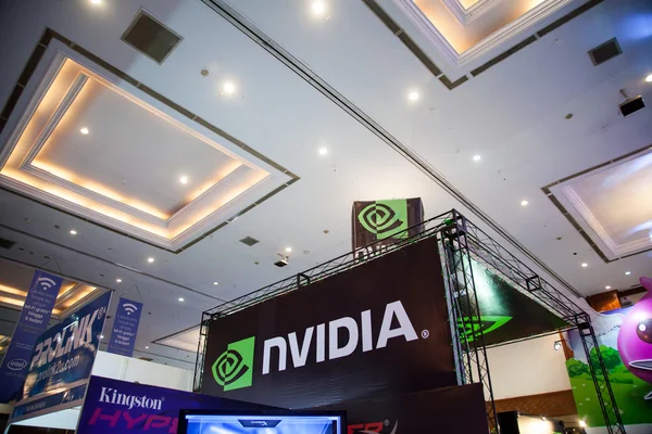 Nvidia em Indo Game Show 2013 — Fotografia de Stock