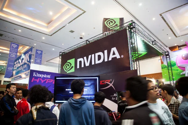 Nvidia 在印游戏展 2013 — 图库照片