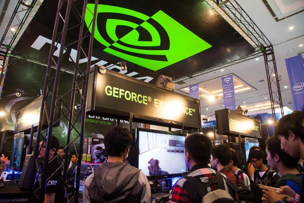 Nvidia ในอินโดเกมโชว์ 2013 — ภาพถ่ายสต็อก