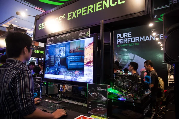 Nvidia ในอินโดเกมโชว์ 2013 — ภาพถ่ายสต็อก