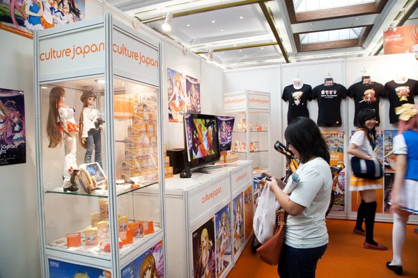 Culture Japan Stand in Anime Festival Asia - Indonesia 2013 — Stock Photo, Image