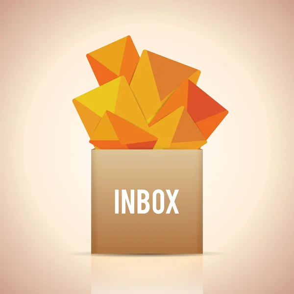 Full Inbox — Stock Vector