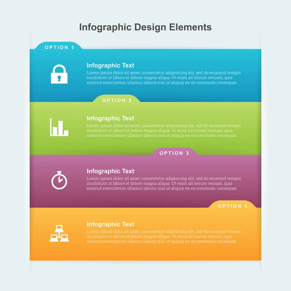 Infographic Background — Stock Vector