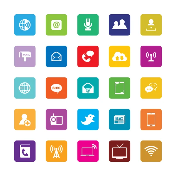 Communications Icons — Stock Vector