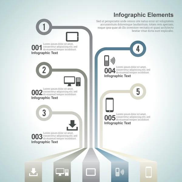 Infografiske elementer – Stock-vektor