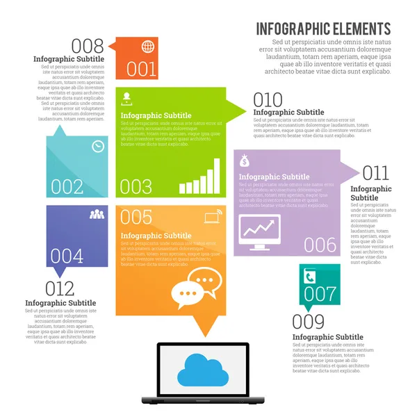 Infographic prvky — Stockový vektor