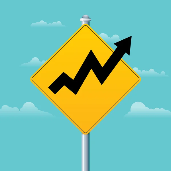 Profit Warning Sign — Stock Vector