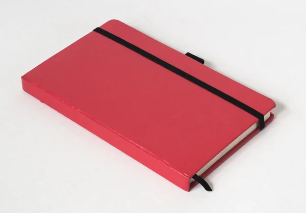 Caderno vermelho — Fotografia de Stock