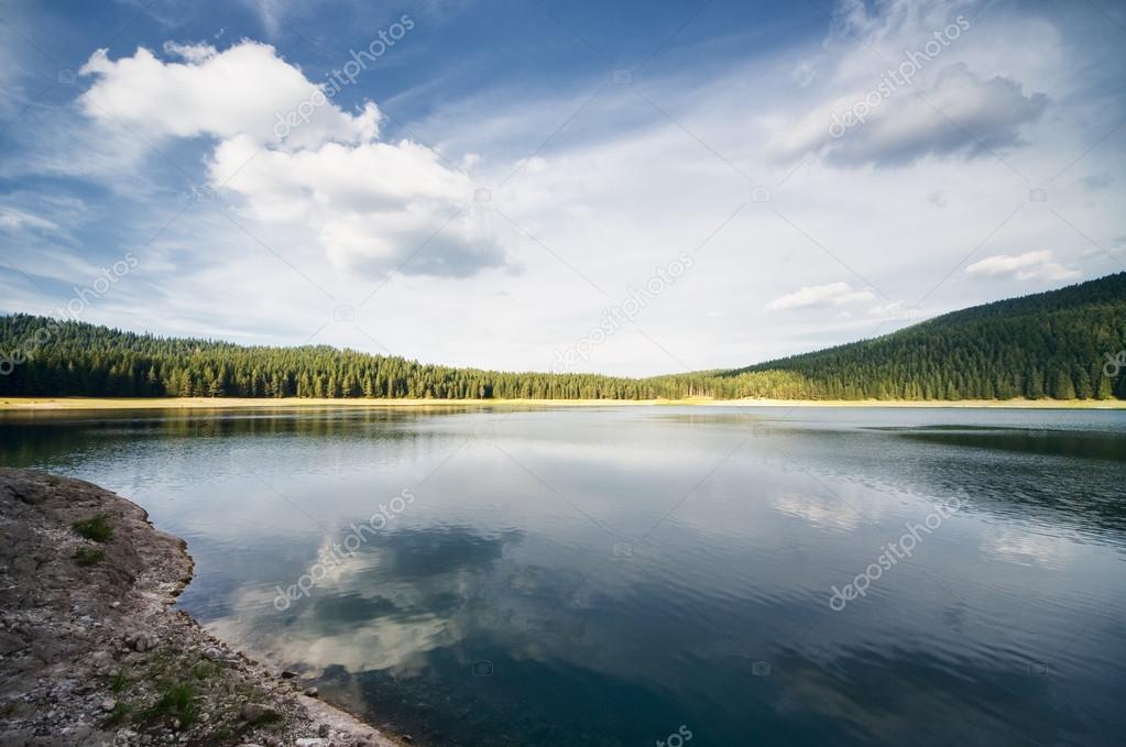 Amazingly calm lake