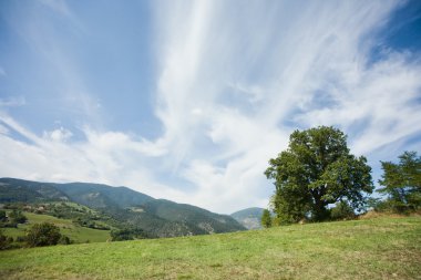 Dağların güzel manzarası