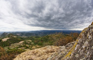 Dağların güzel manzarası