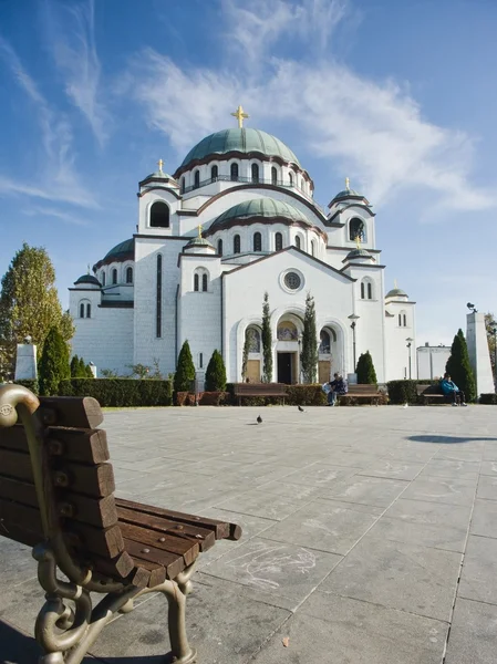 St. Sava-Belgrád templom — Stock Fotó