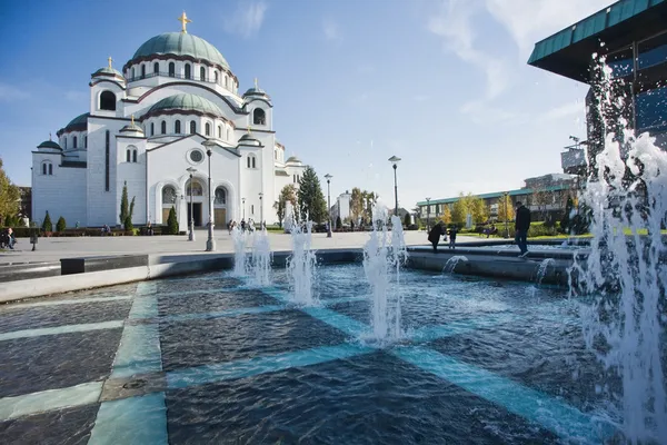 Kościół Świętego sava w Belgradzie Zdjęcie Stockowe