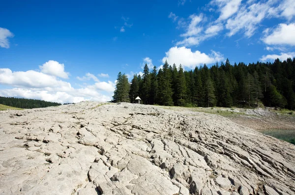 De berg lake — Stockfoto