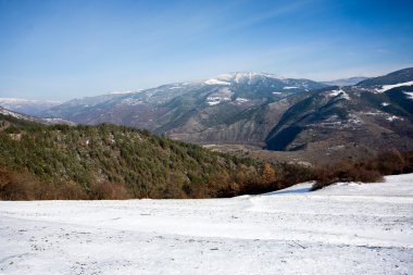 Güzel kış manzarası