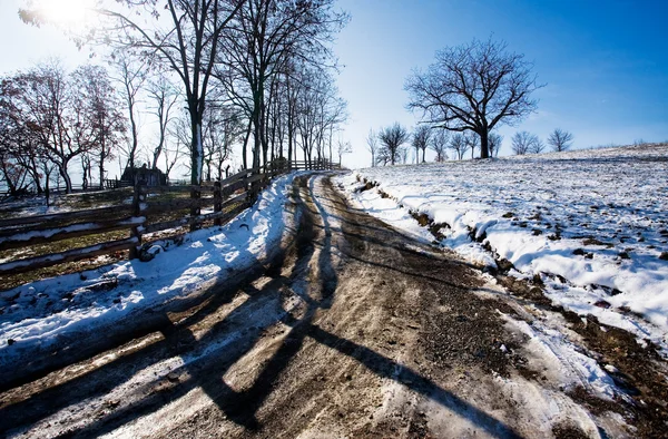 Krásná zimní krajina — Stock fotografie