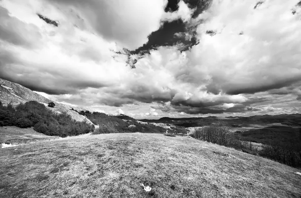 山の黒と白 — ストック写真