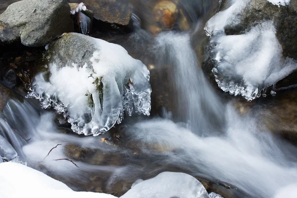 Hiver et eau — Photo