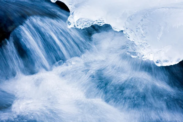 Stream ice rock — Stock Photo, Image